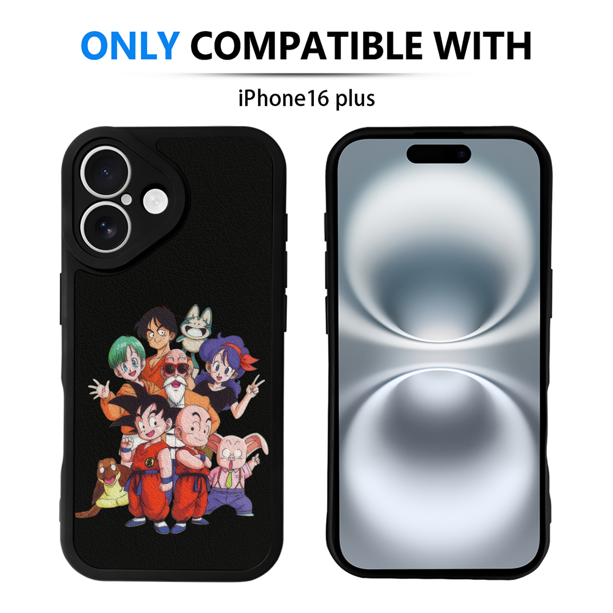 ドラゴンボール DRAGON BALL 【iPhone 16シリーズ対応】シリコンスマホケース（レザー調） 材質：シリコン